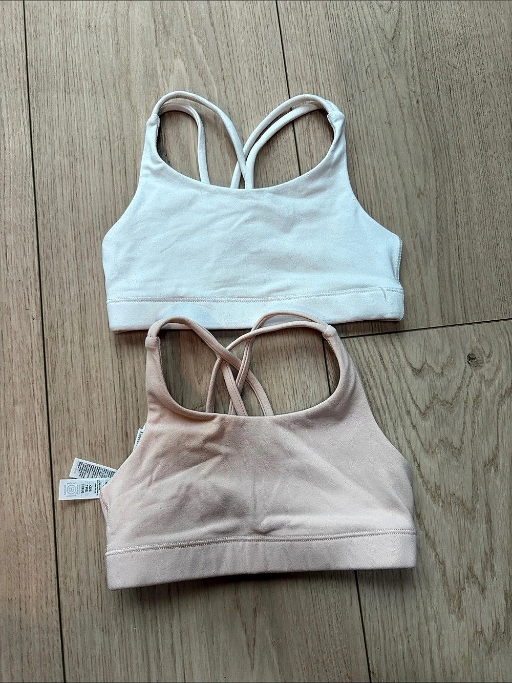 Athleta Girl Girls Athletic Bralettes Pink & White Size XS/6